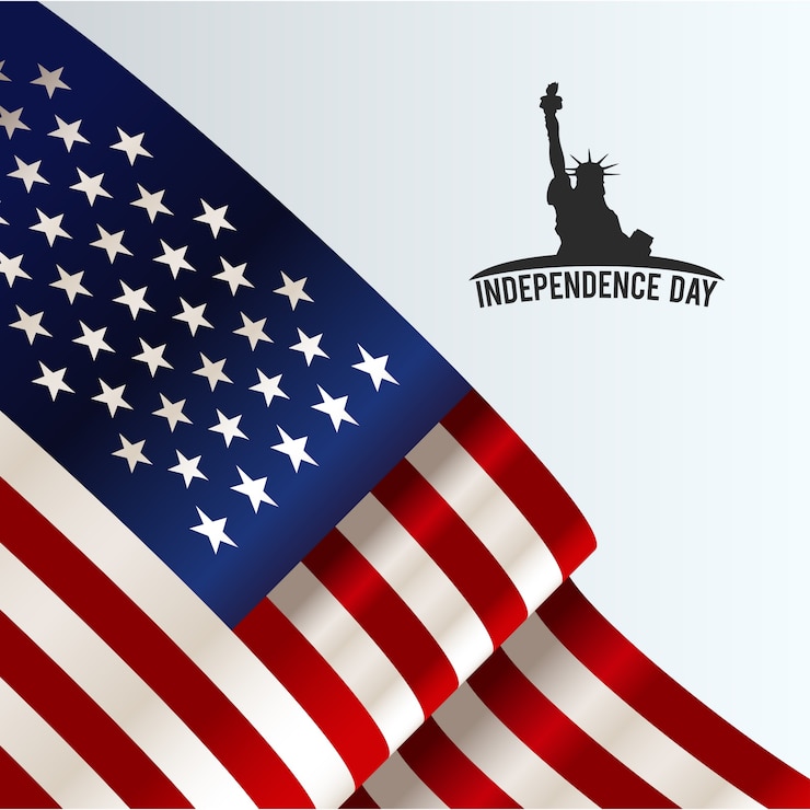 Vector gratuito ilustración del día de la independencia