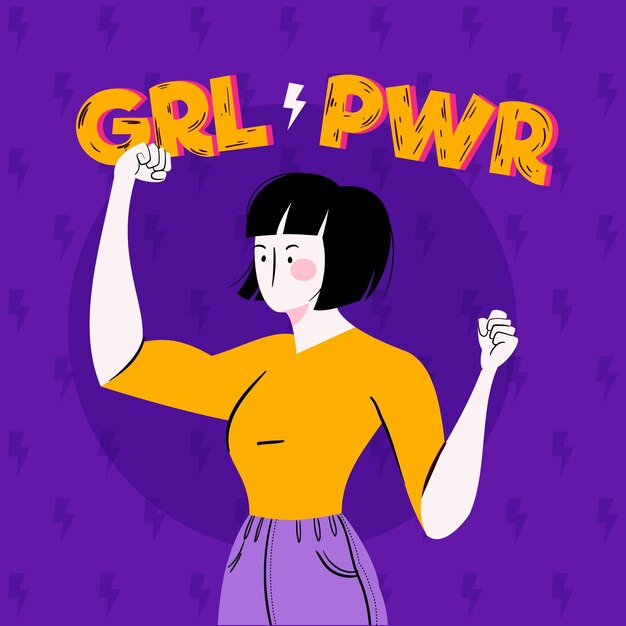 Ilustración del día internacional de la mujer
