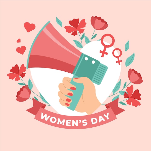 Ilustración del día internacional de la mujer