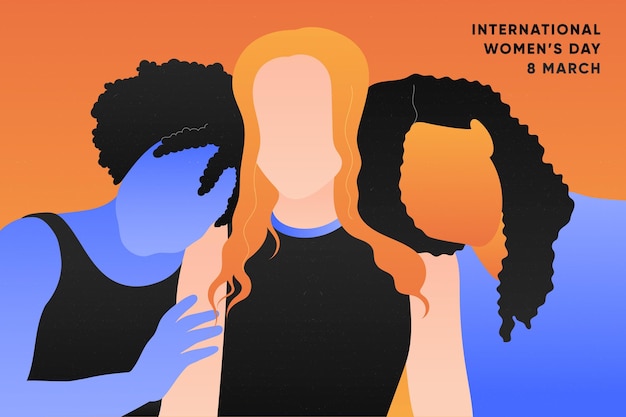 Vector gratuito ilustración del día internacional de la mujer