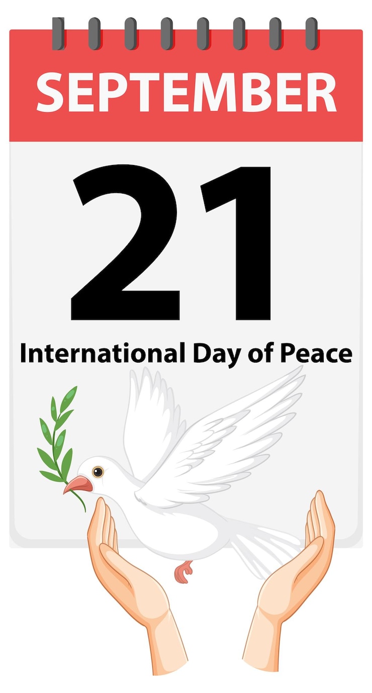 Vector gratuito ilustración del día internacional de la paz