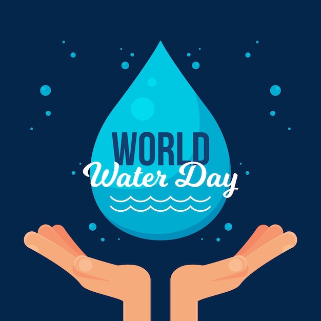 Ilustración del día mundial del agua
