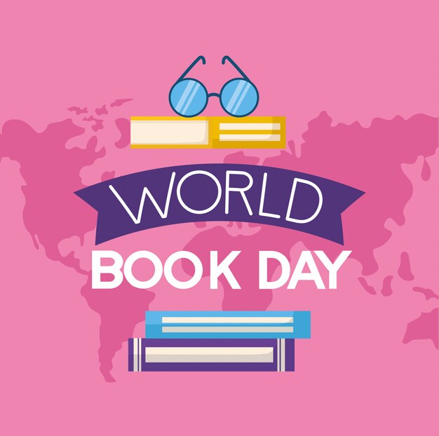 Ilustración del día mundial del libro