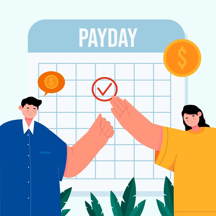 Vector gratuito ilustración del día de pago dibujada a mano