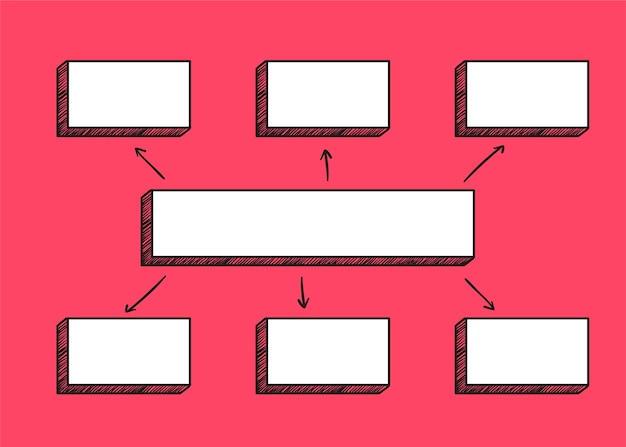 Vector gratuito ilustración del diagrama cuadrado