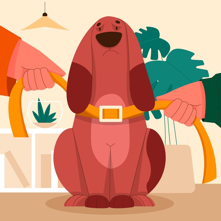 Vector gratuito ilustración dibujada a mano de la custodia de las mascotas