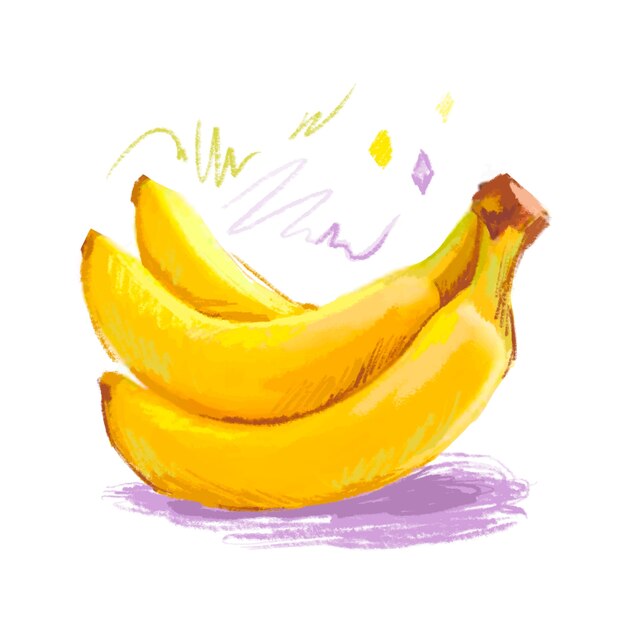 Ilustración dibujada a mano con lápiz de colores