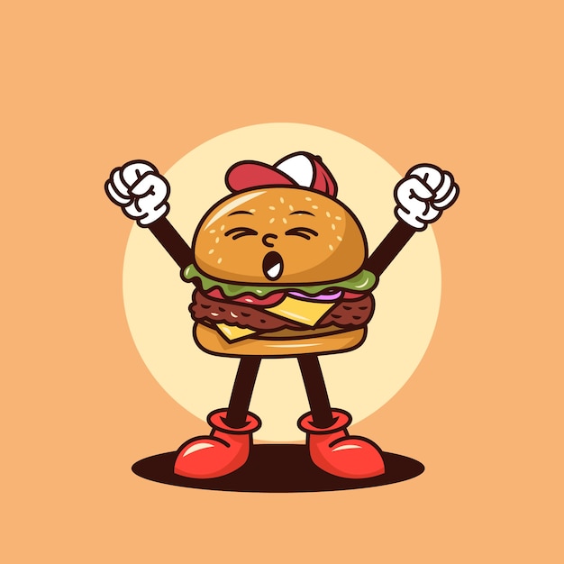 Ilustración de dibujos animados de alimentos dibujados a mano