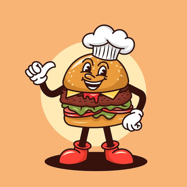Ilustración de dibujos animados de comida dibujada a mano