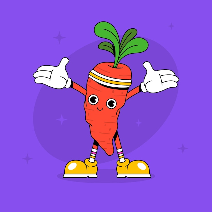 Vector gratuito ilustración de dibujos animados de comida dibujada a mano