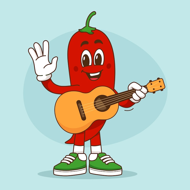Vector gratuito ilustración de dibujos animados de comida dibujada a mano