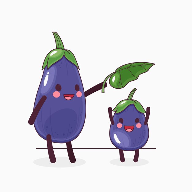 Ilustración de dibujos animados de comida dibujada a mano
