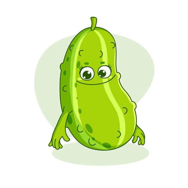 Ilustración de dibujos animados de comida dibujada a mano