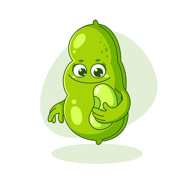 Ilustración de dibujos animados de comida dibujada a mano