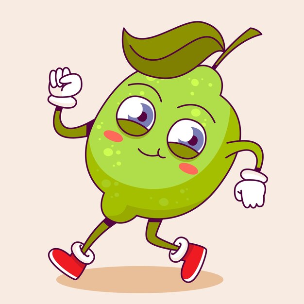Ilustración de dibujos animados de comida