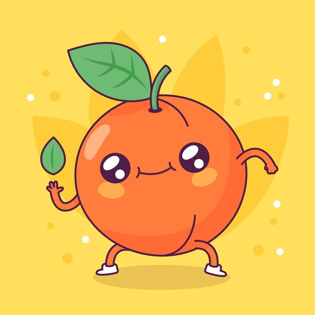 Ilustración de dibujos animados de comida