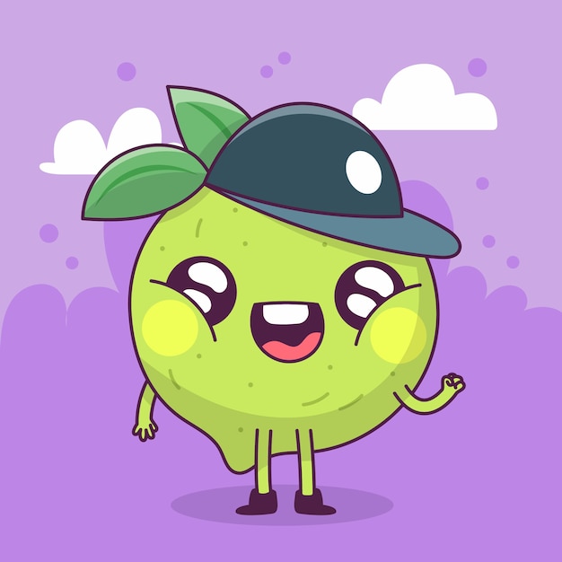 Ilustración de dibujos animados de comida