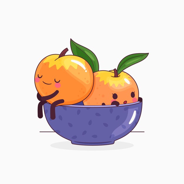 Ilustración de dibujos animados de comida