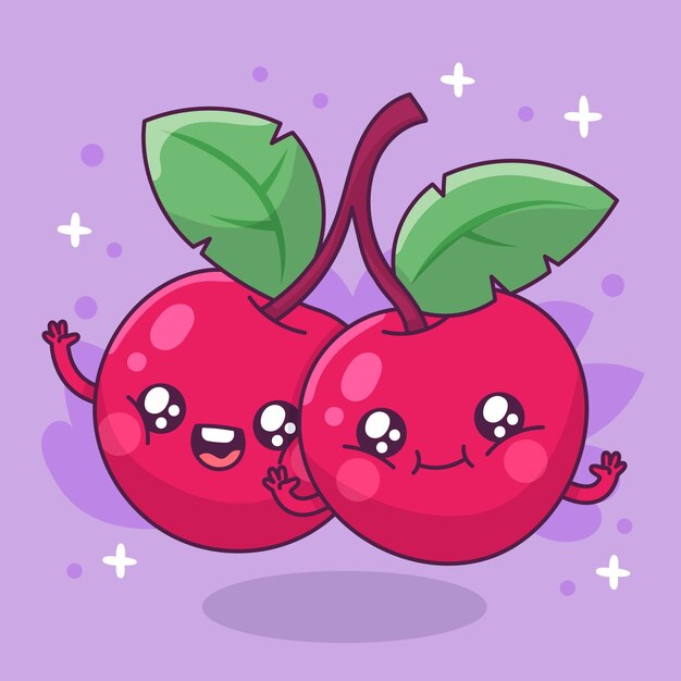 Ilustración de dibujos animados de comida
