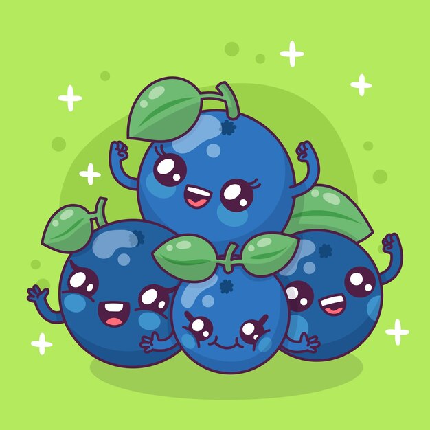 Ilustración de dibujos animados de comida