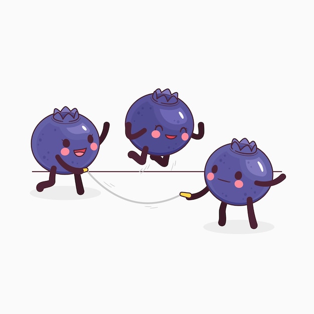 Ilustración de dibujos animados de comida