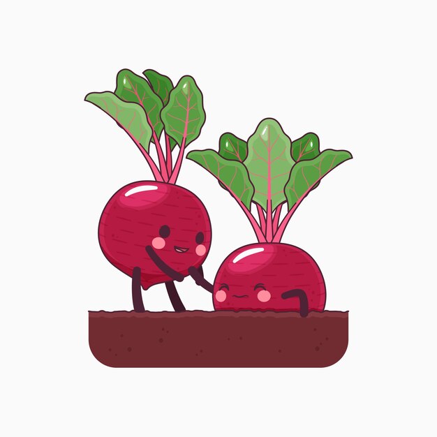 Ilustración de dibujos animados de comida