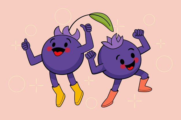 Ilustración de dibujos animados de comida