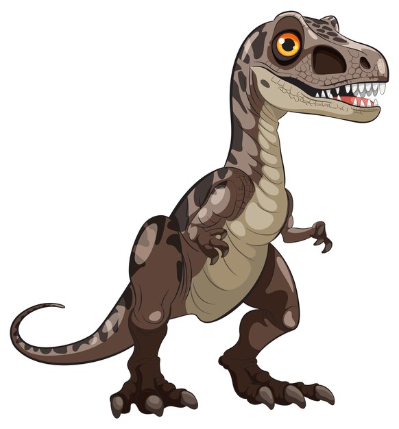 Ilustración de dibujos animados de dinosaurios