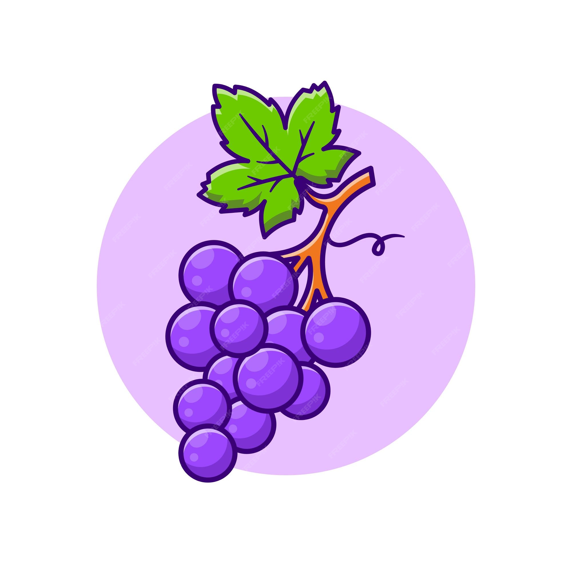 Top 71+ imagen dibujos de uvas