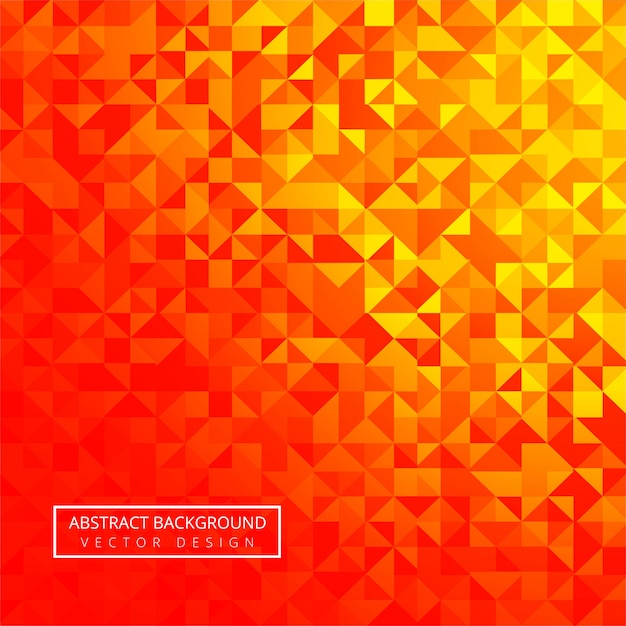 Ilustración de diseño colorido geométrico hermoso polígono