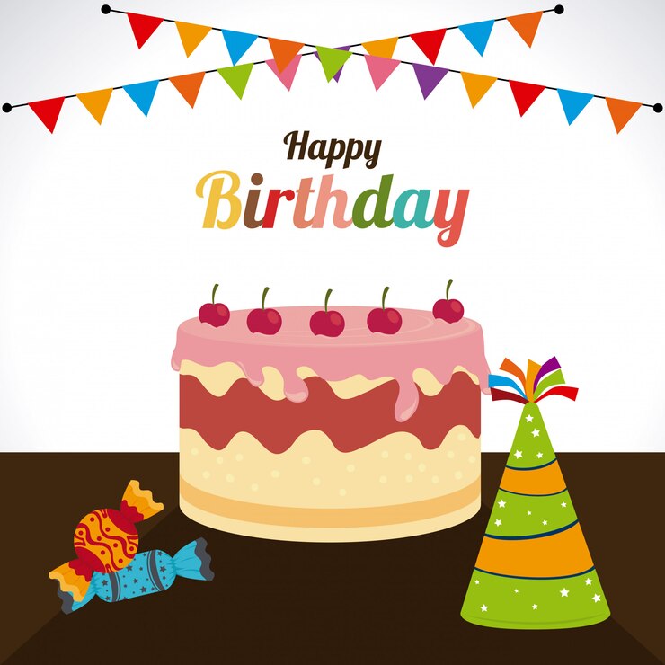 Vector gratuito ilustración de diseño de cumpleaños