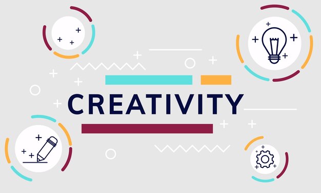 Ilustración del diseño gráfico creativo