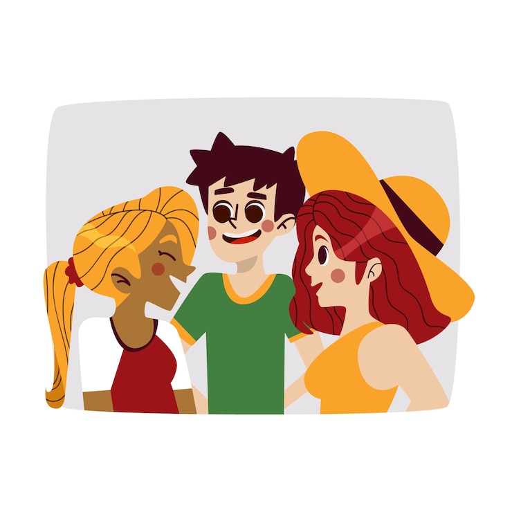 Vector gratuito ilustración con diseño de grupo de personas