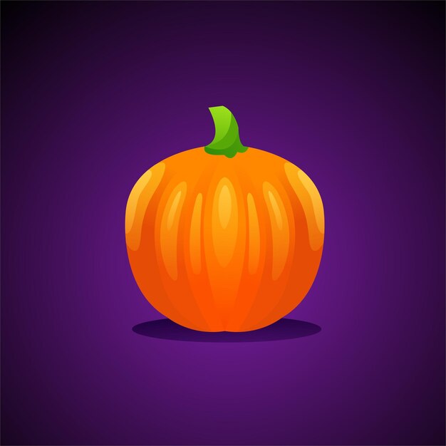 Ilustración de diseño de plantilla de calabaza