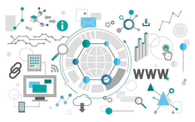 Ilustración del diseño web