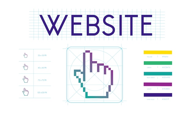 Ilustración del diseño web