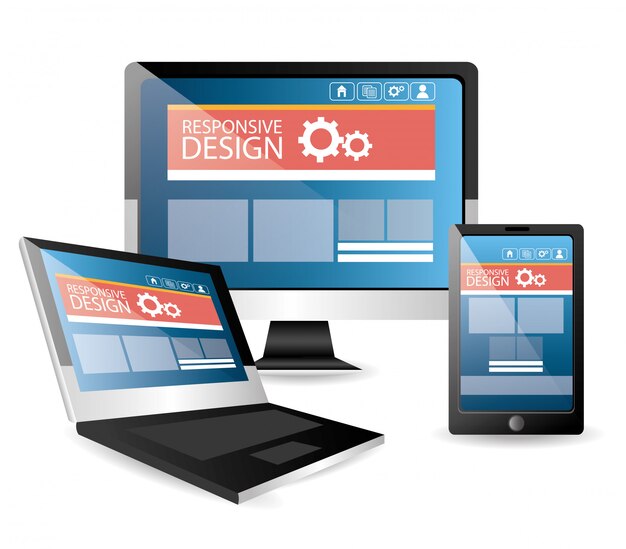 Ilustración de dispositivos de tecnología