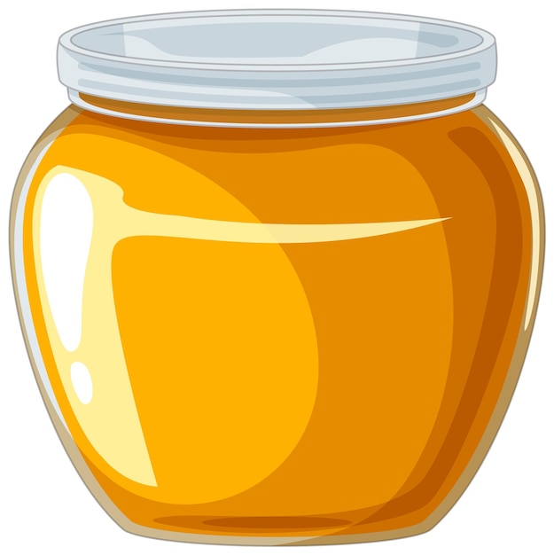 Ilustración de la dulce jar de miel