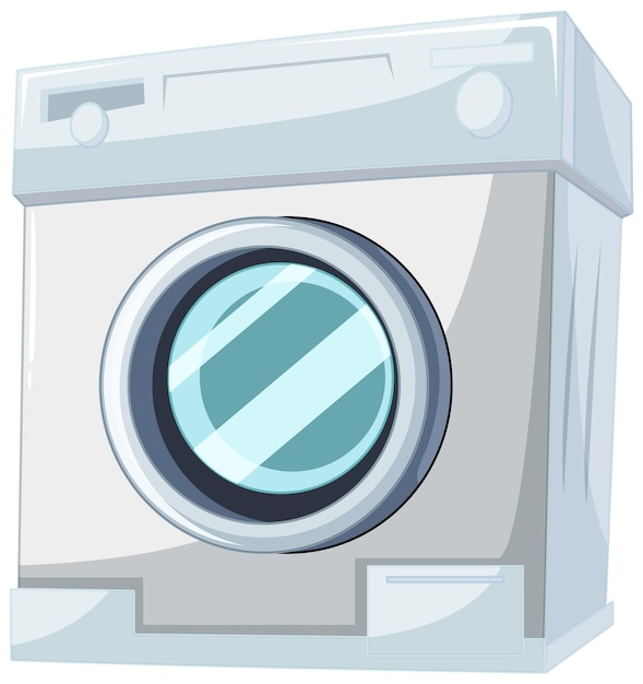 Vector gratuito ilustración elegante de una lavadora moderna