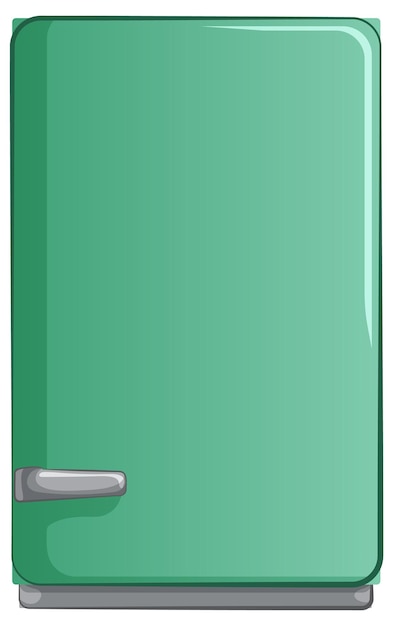 Ilustración elegante de un refrigerador moderno