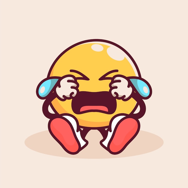 Ilustración de emoji de cara herida