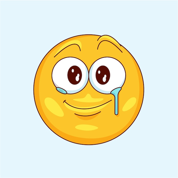 Ilustración de emoji de cara herida