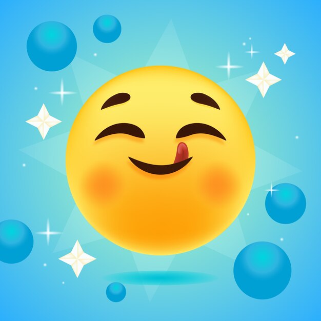 Ilustración de emojis hambrientos