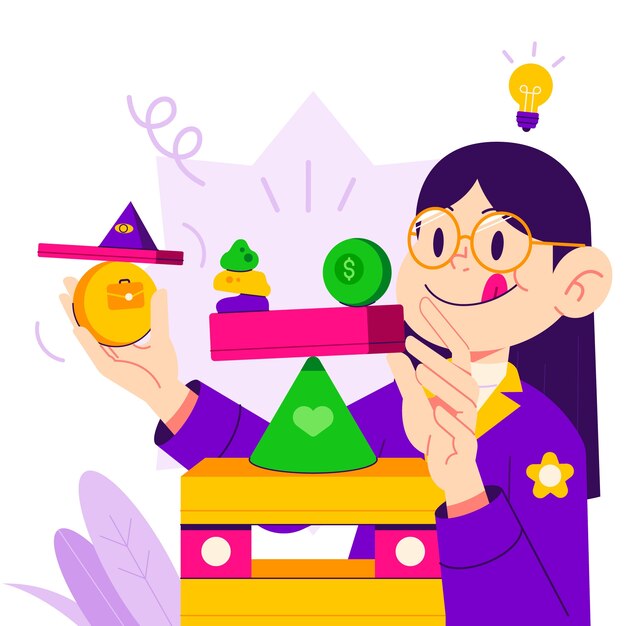 Ilustración de estabilidad de diseño plano