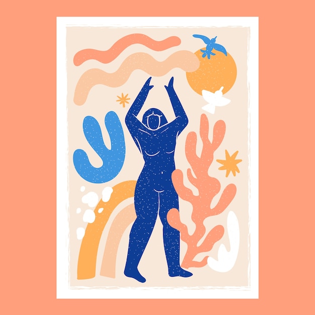 Vector gratuito ilustración de estilo matisse dibujado a mano