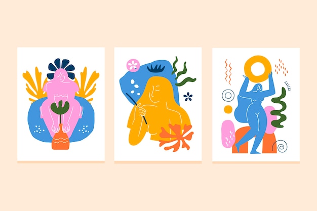 Ilustración de estilo matisse de diseño plano