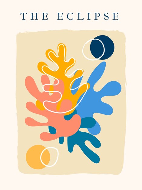 Ilustración de estilo matisse de diseño plano