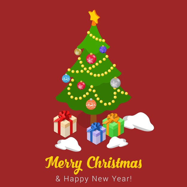 Ilustración de Feliz Navidad