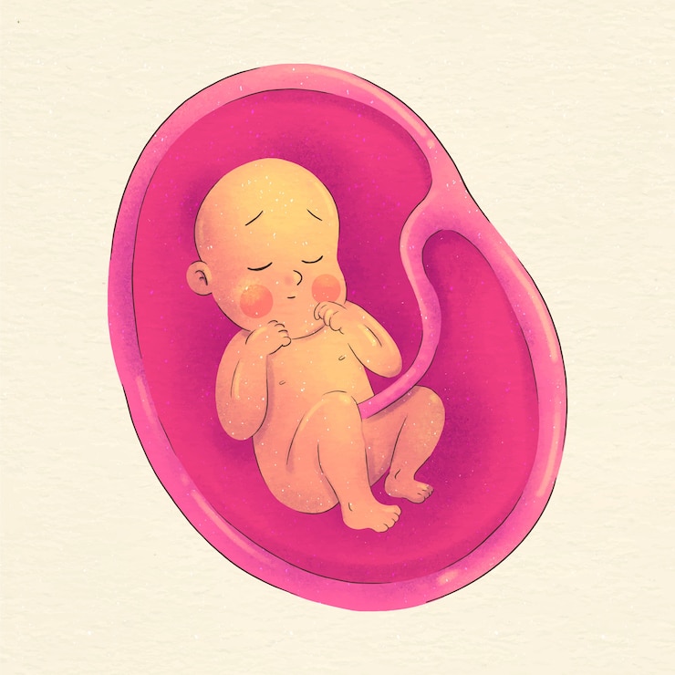 Vector gratuito ilustración de feto pintado en acuarela
