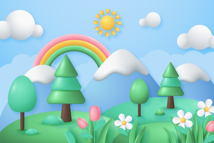Vector gratuito ilustración floral realista de primavera